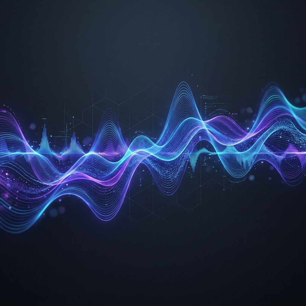 Vocal AI voice synthesis visualization